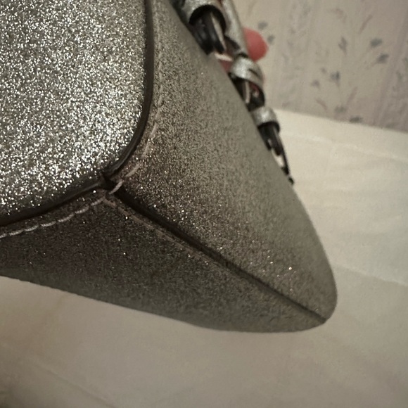 Michael Kors Metallic Silver Mini Bag - Picture 10 of 16